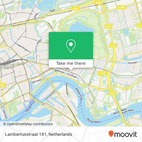 Lambertusstraat 181, Lambertusstraat 181, 3061 XZ Rotterdam, Nederland kaart