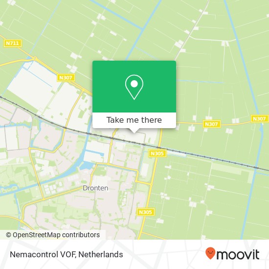 Nemacontrol VOF, Houtwijk 75 kaart