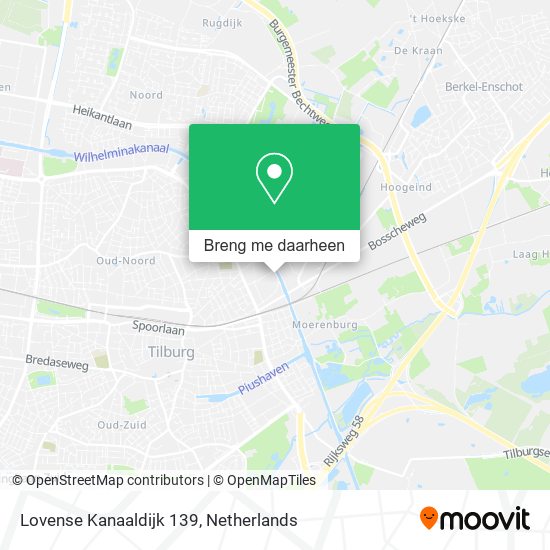 Lovense Kanaaldijk 139 kaart