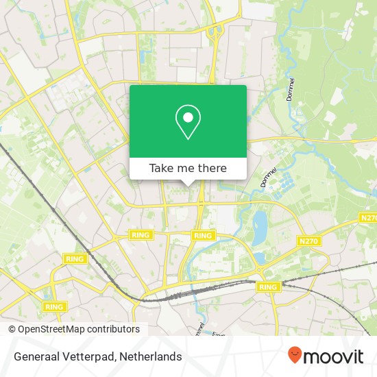 Generaal Vetterpad, 5623 LV Eindhoven kaart