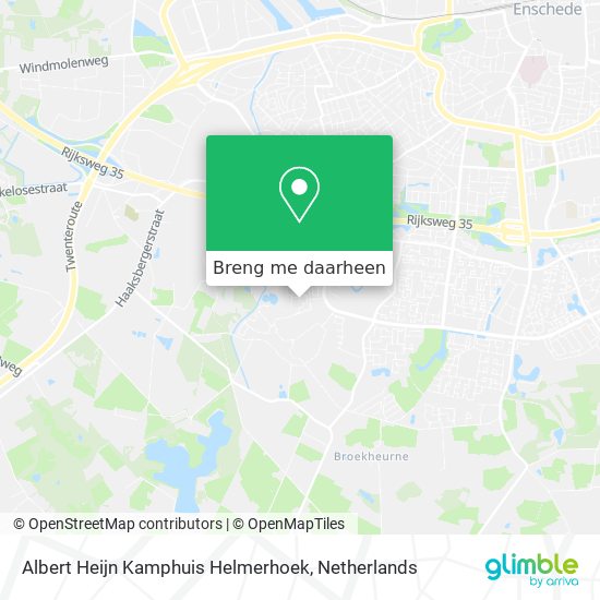 Albert Heijn Kamphuis Helmerhoek kaart