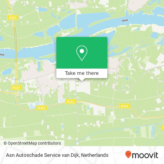 Asn Autoschade Service van Dijk, Van Heemstraweg 21 kaart
