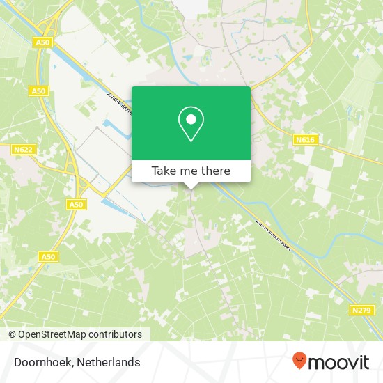 Doornhoek, 5465 Veghel kaart