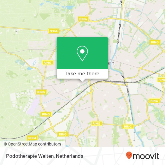 Podotherapie Welten, Fabriekstraat 45 kaart