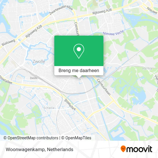 Woonwagenkamp kaart