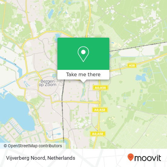 Vijverberg Noord kaart