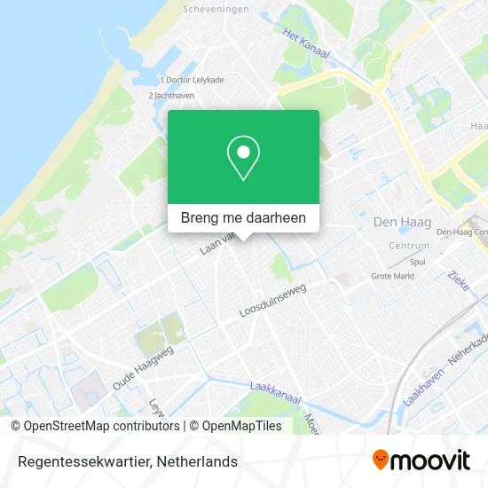 Regentessekwartier kaart