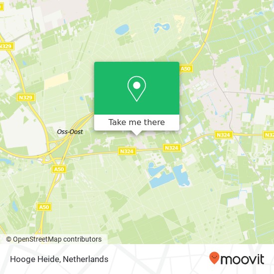 Hooge Heide kaart