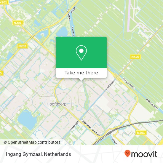 Ingang Gymzaal kaart