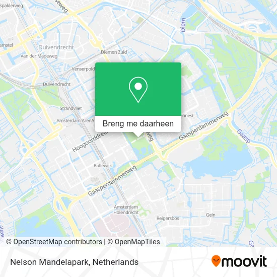 Nelson Mandelapark kaart