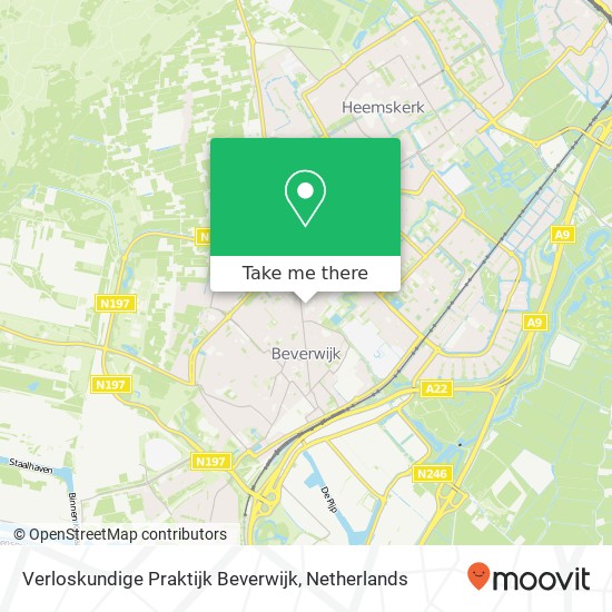 Verloskundige Praktijk Beverwijk kaart