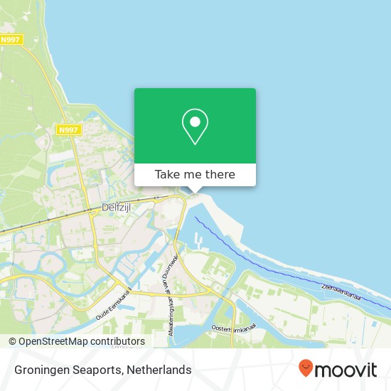 Groningen Seaports kaart