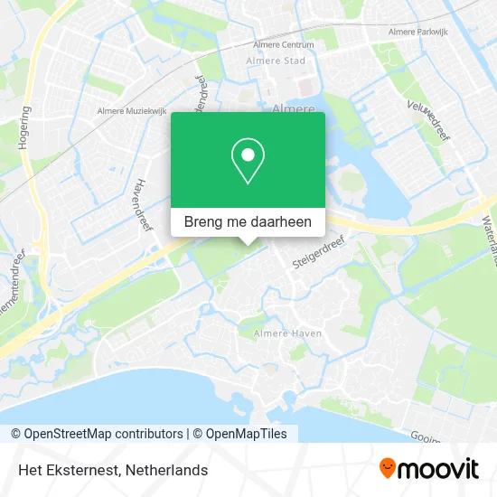 Het Eksternest kaart