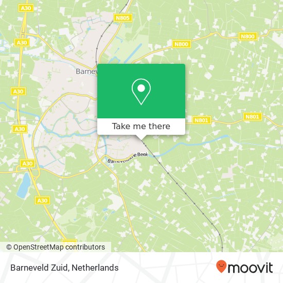 Barneveld Zuid kaart