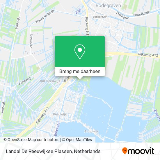 Landal De Reeuwijkse Plassen kaart