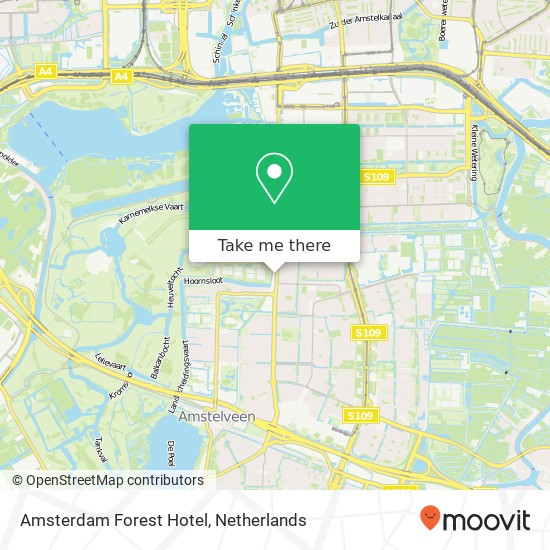 Amsterdam Forest Hotel kaart