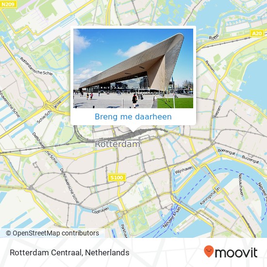 Rotterdam Centraal kaart