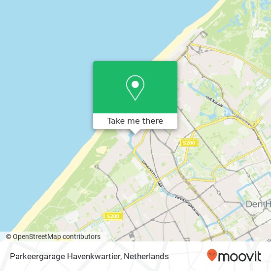 Parkeergarage Havenkwartier kaart