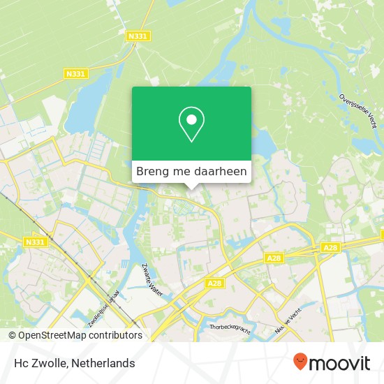 Hc Zwolle kaart