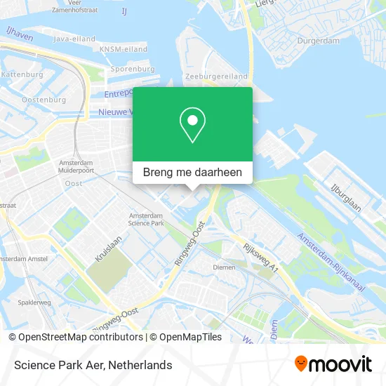 Science Park Aer kaart