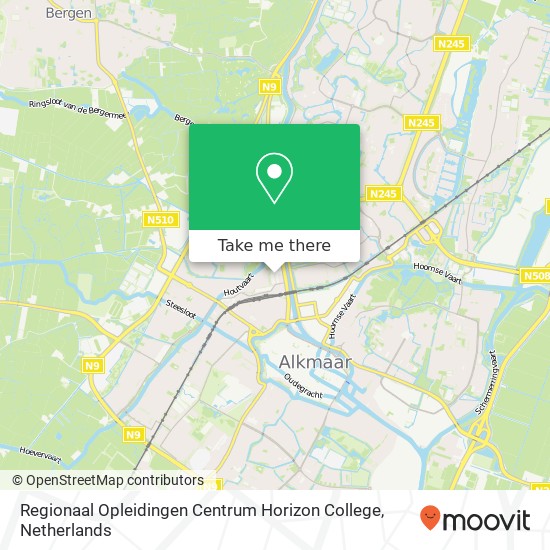 Regionaal Opleidingen Centrum Horizon College kaart