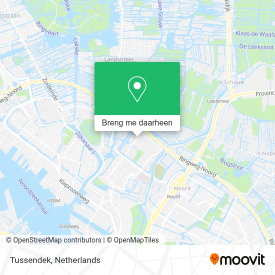 Tussendek kaart