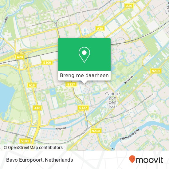 Bavo Europoort kaart