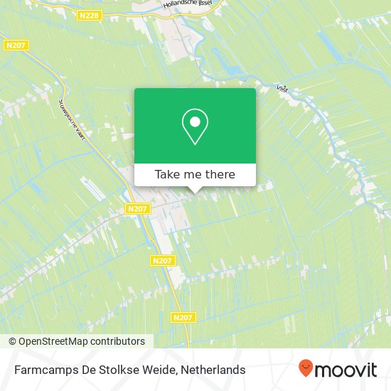 Farmcamps De Stolkse Weide kaart