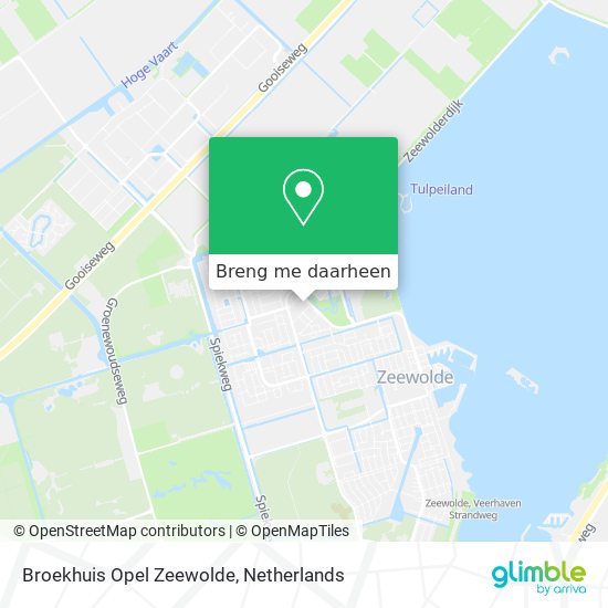 Broekhuis Opel Zeewolde kaart