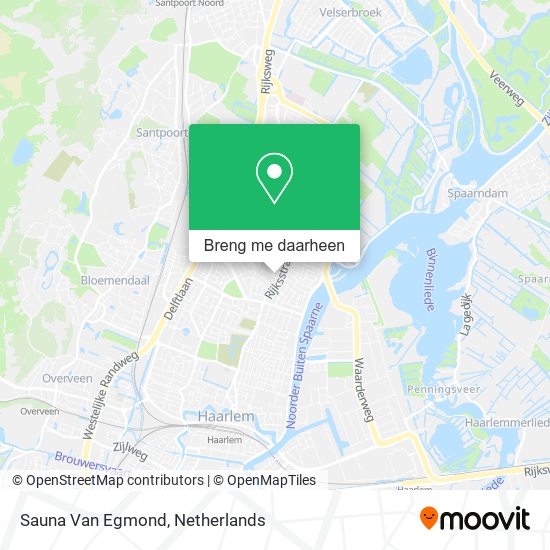 Sauna Van Egmond kaart