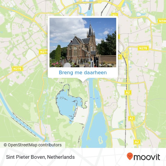 Sint Pieter Boven kaart