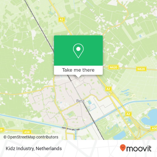 Kidz Industry kaart