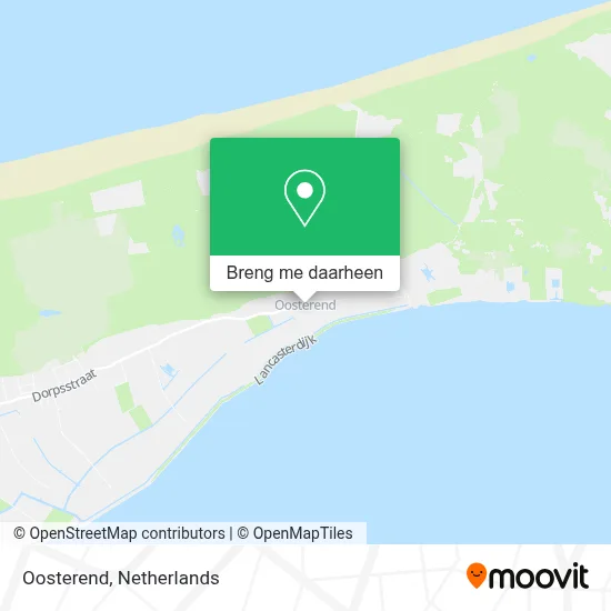 Oosterend kaart
