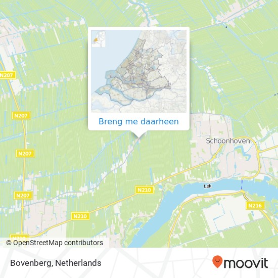 Bovenberg kaart