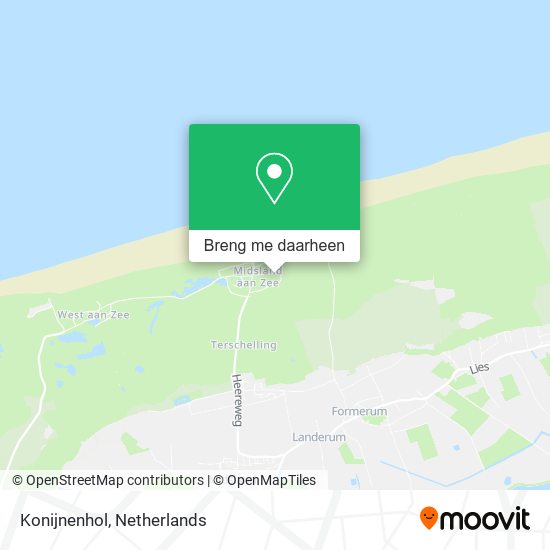 Konijnenhol kaart