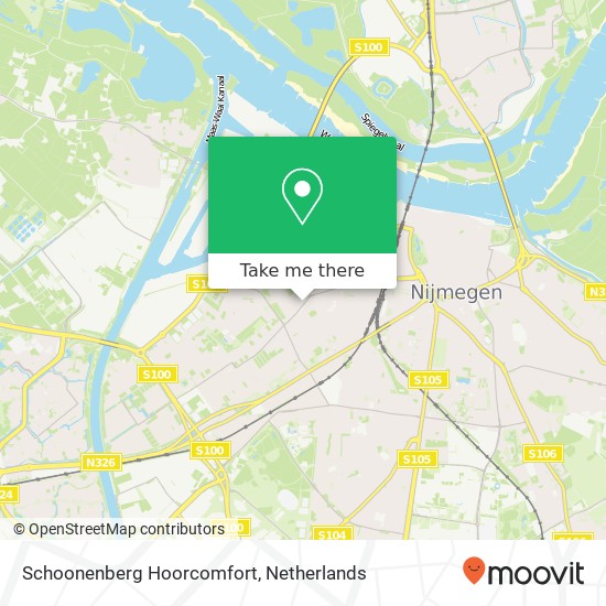 Schoonenberg Hoorcomfort kaart