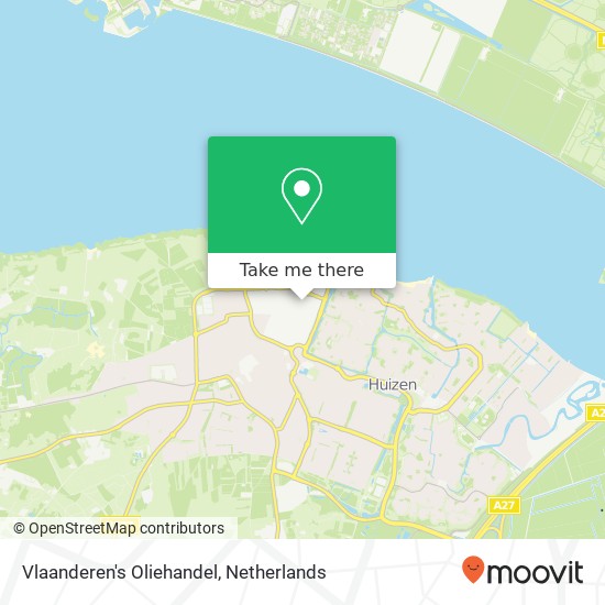 Vlaanderen's Oliehandel kaart