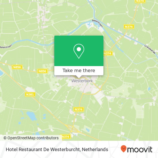 Hotel Restaurant De Westerburcht kaart