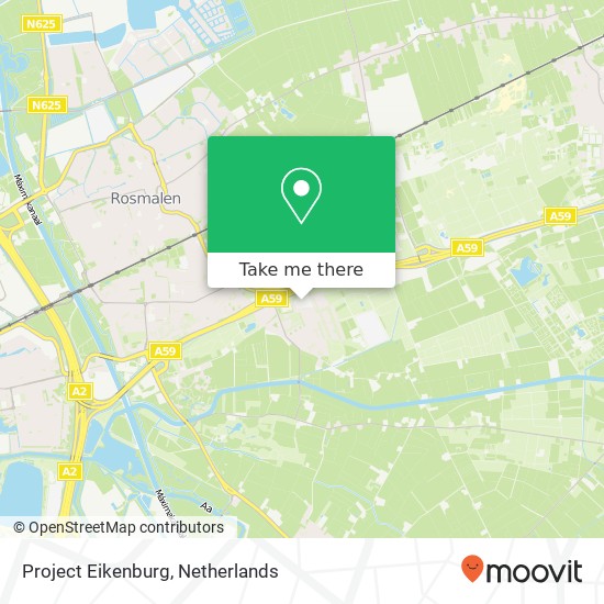 Project Eikenburg kaart
