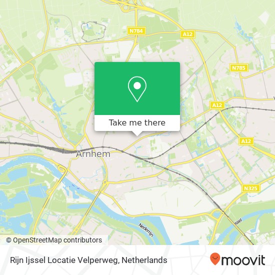 Rijn Ijssel Locatie Velperweg kaart