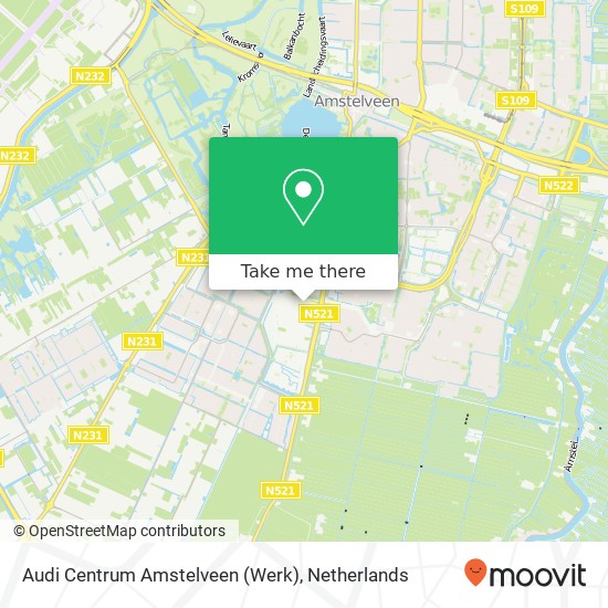 Audi Centrum Amstelveen (Werk) kaart