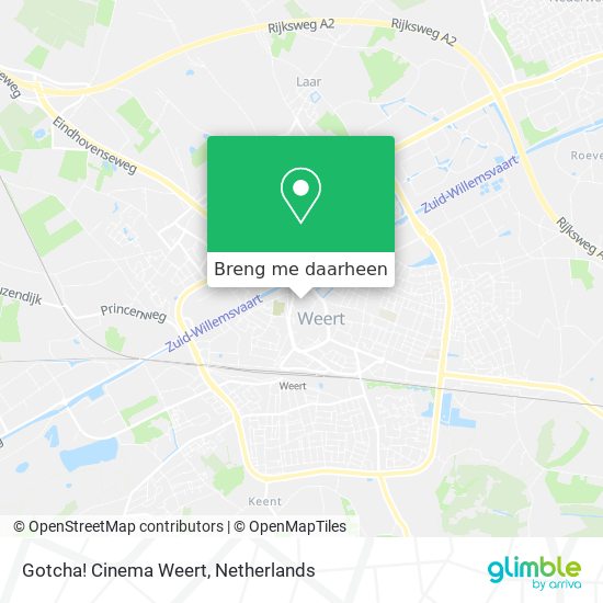 Gotcha! Cinema Weert kaart