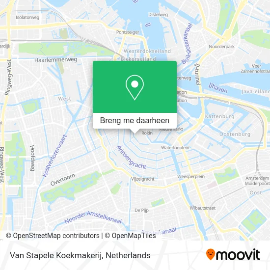 Van Stapele Koekmakerij kaart