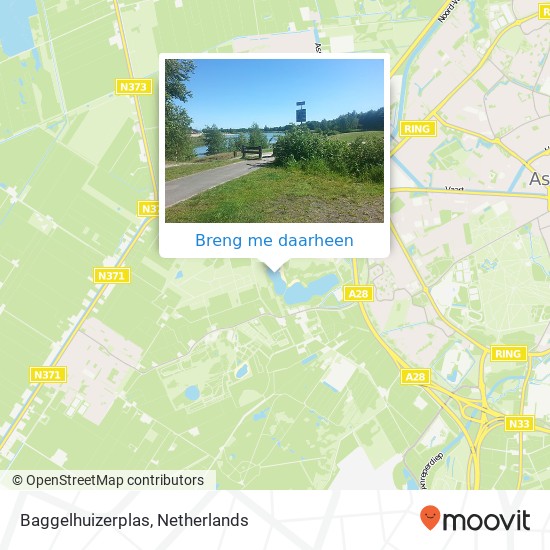 Baggelhuizerplas kaart