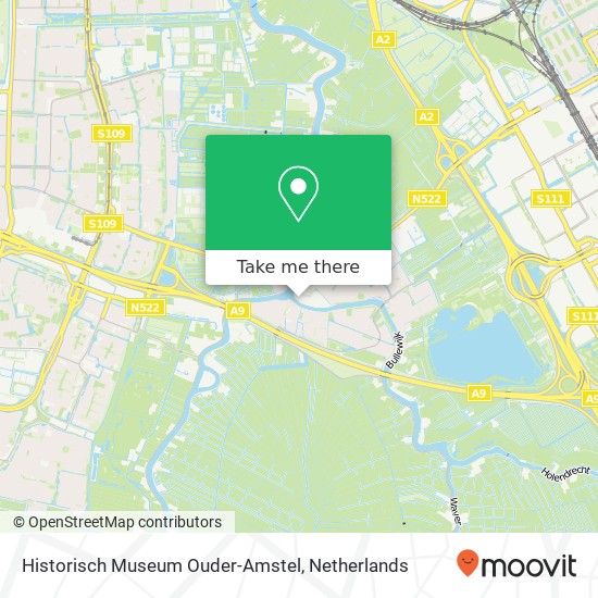 Historisch Museum Ouder-Amstel kaart