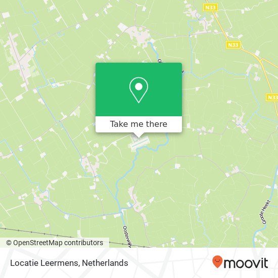 Locatie Leermens kaart