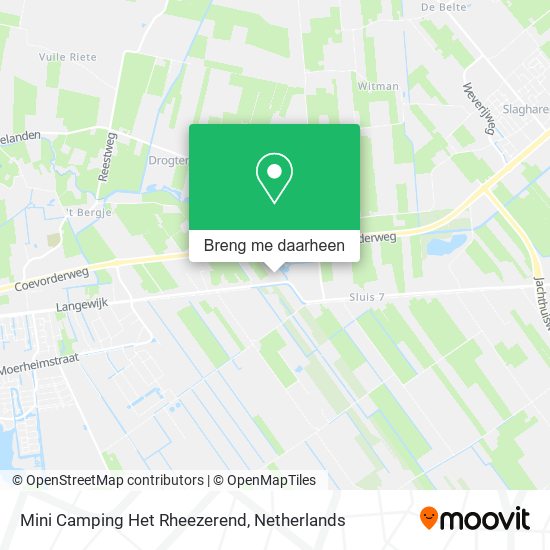 Mini Camping Het Rheezerend kaart