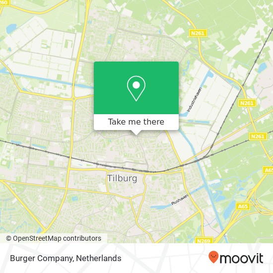 Burger Company kaart