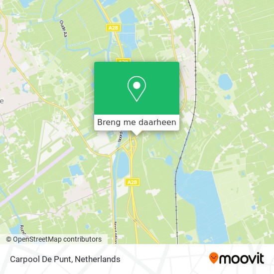 Carpool De Punt kaart