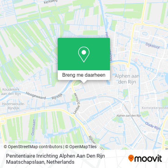 Penitentiaire Inrichting Alphen Aan Den Rijn Maatschapslaan kaart
